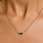 Aira Eye Necklace - Emerald