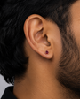 Red Bolt Stud Earring  - 5 MM