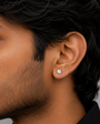 Reversible Diamond Stud Earring - 5 MM