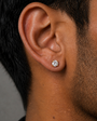 Solitaire Stud Earring - 6 MM