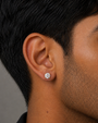 Solitaire Stud Earring - 7 MM