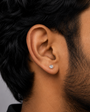 Spark Bolt Stud Earring - 5 MM - S