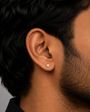 Spark Bolt Stud Earring - 4 MM
