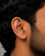 Spark Bolt Stud Earring - 4 MM - S